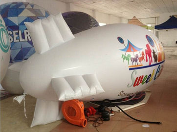 Sản phẩm quảng cáo Inflatable PVC Airtight Blimp Helium Airship cho màn hình hiển thị