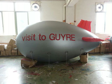 Màu bạc Sản phẩm quảng cáo Inflatable Blimp / Air Plane Balloon