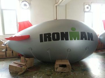 Màu bạc Sản phẩm quảng cáo Inflatable Blimp / Air Plane Balloon
