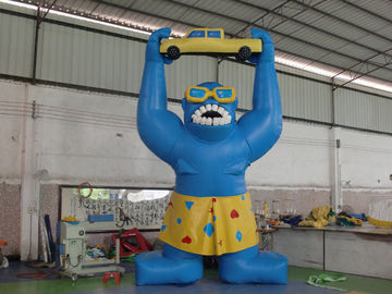 Phim hoạt hình khổng lồ Inflatable, Bạt PVC Inflatable Gorila cho quảng cáo