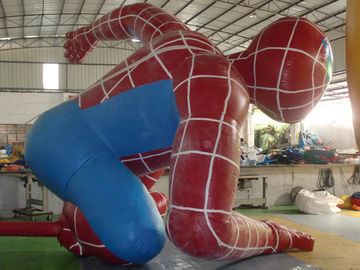 Tuyệt vời không thấm nước Inflatable Quảng cáo Sản phẩm Cartoon Spiderman