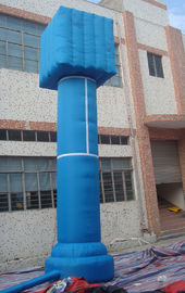 Red / Blue Outdoor Celebration PVC cột quảng cáo inflatable cho sự kiện