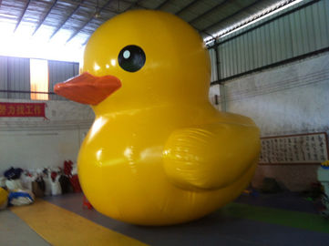 Hấp dẫn vịt màu vàng inflatable với không thấm nước 0.55mm bạt PVC