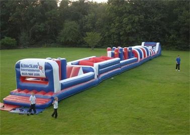 Tùy chỉnh lâu Inflatable Obstacle Bouncer cho trẻ em ngoài trời trò chơi