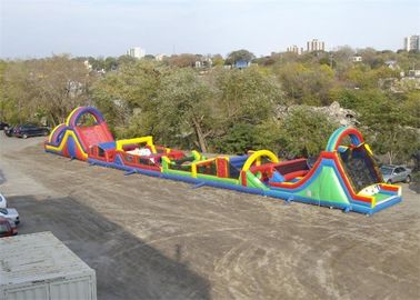 Trẻ em tuyệt vời / người lớn Bouncy Obstacle Course Inflatables cho thuê