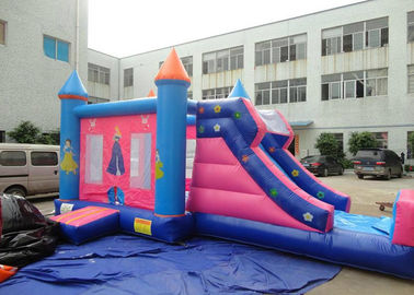 Trẻ em công chúa Bouncy Castle Slide Combo cho công viên giải trí Inflatable