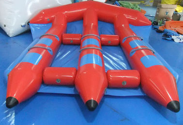 Vui Red Inflatable Đồ Chơi Nước, PVC InflatableFlyfish cho Trò Chơi Thể Thao Dưới Nước