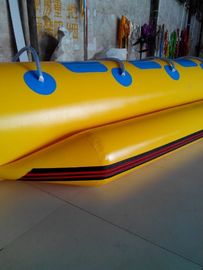 Đơn Lane Đồ chơi nước Inflatable, PVC Tarpaulin Thuyền chuối Towable cho 6 người