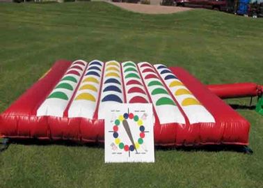 Ngoài trời Inflatable Trò chơi tương tác, Giant Inflatable Twister Game