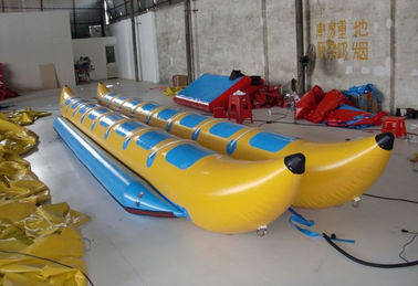 Đôi Lane Inflatable Bay Thuyền Cá, Bạt PVC Thuyền Chuối Bơm Hơi cho Trò Chơi Thể Thao Dưới Nước