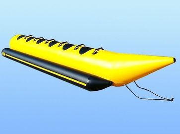 Công viên giải trí 6 người Inflatable thuyền chuối nước với CE / UL Blower