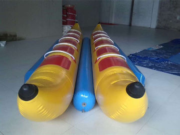10 chỗ ngồi inflatable đồ chơi thuyền, đôi- tripple khâu inflatable thuyền chuối