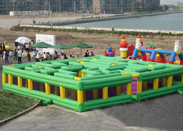Giant Inflatable Trò chơi tương tác / Công viên giải trí Inflatable Mê cung