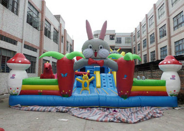 Không thấm nước Giant Inflatable Thương mại Bouncy Castle Với Jumping Bouncer
