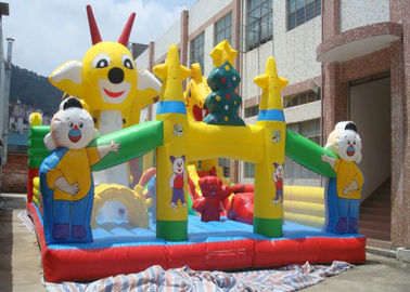 Phim hoạt hình tùy chỉnh Inflatable Toddler Sân chơi với Bạt PVC bền