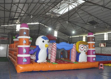 Giant Animal Sân chơi Inflatable Trẻ em Lâu đài Bouncy Với Slide