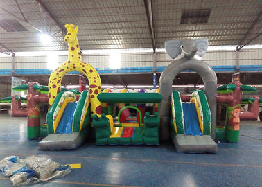 Chủ đề động vật tuyệt vời Lâu đài Bouncy Inflatable / Lâu đài Bouncer cho trẻ em