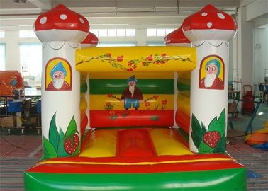Nấm bouncer inflatable, đầy màu sắc inflatable thiết bị giải trí