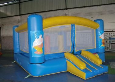 Màu xanh bouncer inflatable, bouncers inflatable cơ thể nhỏ cho bé