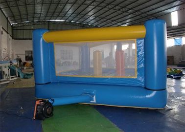 Màu xanh bouncer inflatable, bouncers inflatable cơ thể nhỏ cho bé