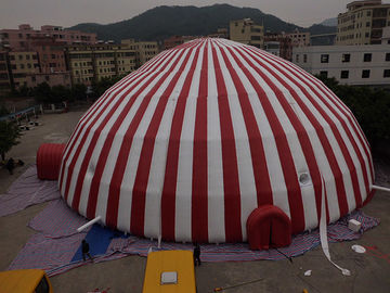 Thương mại 500 người inflatable mái vòm lều / lớn inflatable lều Marquee