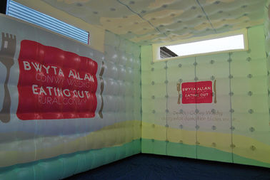 Lều quảng cáo inflatable mini đầy màu sắc với khả năng chịu nhiệt độ cao