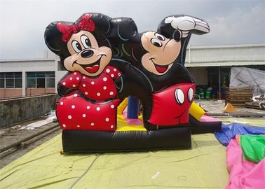 OEM Lagre Mickey Mouse Inflatable Nhà Bouncing Với In Logo