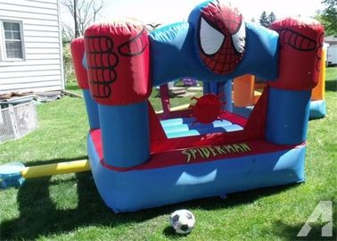 Mini Spiderman Bouncer Inflatable, Plato PVC Tarpaulin Trẻ em Nhảy Lâu đài