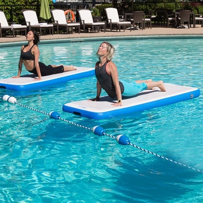 DWF 1.2mm Plato Air Inflatable Water Yoga Mat In Logo không trượt