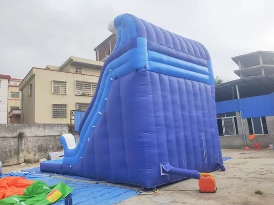 Công viên giải trí Đường trượt nước bơm hơi Blow Up Bouncy Slide