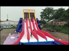 Tarpaulin Inflatable Water Slide PVC  Obstacle Bounce Adult Size