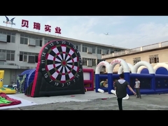 Outdoor Inflatable Dart Board Foot Soccer Giant For Kids / Adults