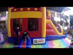 0.55mm PVC Bouncy Castle Bounce House với nhà máy trượt