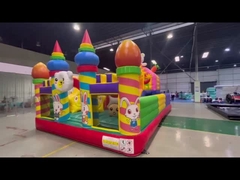 Sở thú thú nghiêm túc gấu thỏ trẻ nhỏ Bouncy Castle Công viên giải trí Fun City cho trẻ em