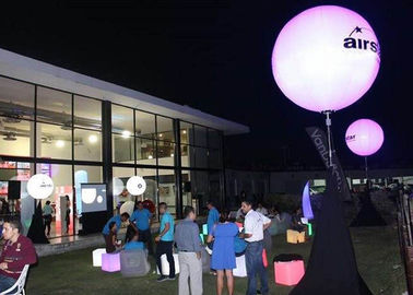 Đêm Inflatable Quảng cáo Sản phẩm, Tím Inflatable LED Balloon Light Để hiển thị