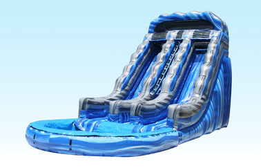 18Ft Summer Splash Kids Inflatable nước Slides 0.55-0.9mm PVC Tarpaulin Đối với Trung tâm Park