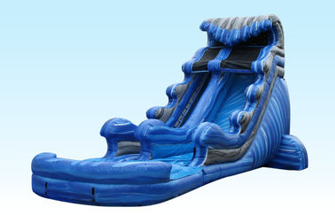 22Ft sóng thủy triều sân sau trượt nước, Singel Lane Inflatable siêu trượt với leo cầu thang