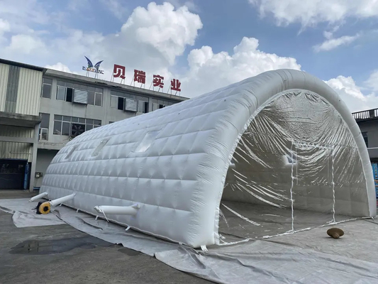Air Tight Portable Large Outdoor Car Wash Lều bơm hơi cho sân bóng đá