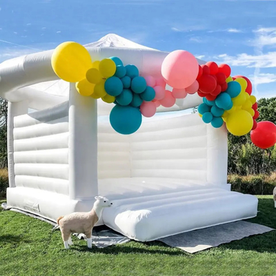 Sân sau 5x4,5m Bouncer bơm hơi Nhảy đám cưới Bounce House