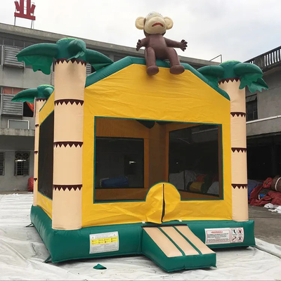 Nhà nhảy bơm hơi Pvc nhỏ Bouncer Nhà nhảy thương mại 4x4m