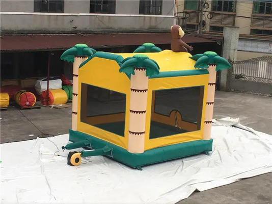 Nhà nhảy bơm hơi Pvc nhỏ Bouncer Nhà nhảy thương mại 4x4m