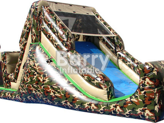 0.55 PVC quân đội đường đua chướng ngại vật bơm lên đường đua chướng ngại vật cho người lớn