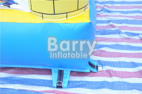 Trẻ em ngoài trời  Lâu đài Bouncy Inflatable với slide 0.55mm bạt PVC