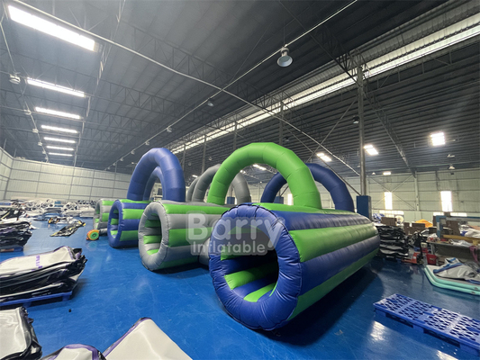 Giant Commercial Event Bounce House 5k Blow Up Obstacle Course Trò chơi thể thao cho trẻ em và người lớn Challenge