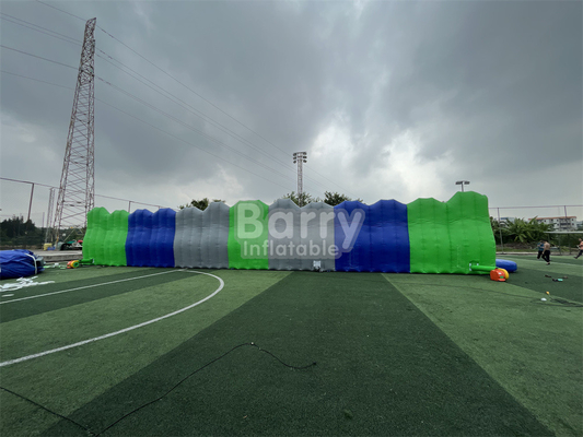 Carnival ngoài trời Giant Obstacle Course Nhảy xung quanh 5k Bouncy Castle chạy cho sử dụng thương mại
