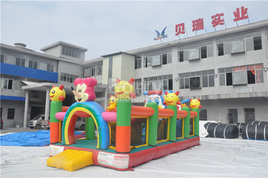 Plato PVC Tarpaulin Inflatable Toddler Sân chơi / Inflatable thành phố thú vị