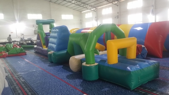 Khóa học chướng ngại vật nước bơm cá nhân trên bể bơi / chạy bơm với logo tùy chỉnh