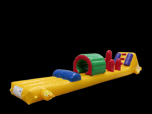 Đường đơn 8m Junior Challenge Pool Float Inflatable Aqua Run Cho hồ bơi chạy