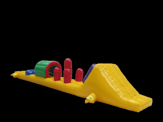 Đường đơn 8m Junior Challenge Pool Float Inflatable Aqua Run Cho hồ bơi chạy