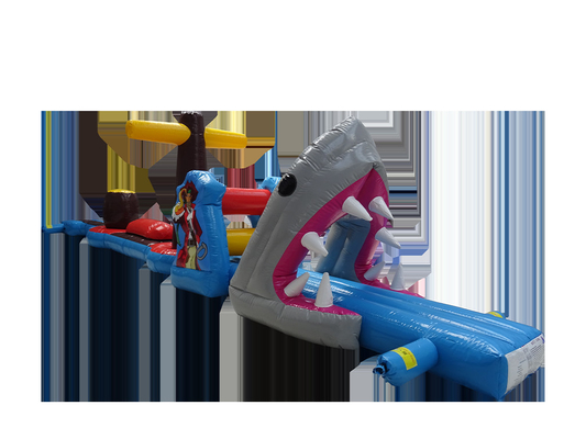 Đội tuyển cá mập 12M cá mập cướp biển nguy hiểm hồ bơi đường cản bơm cho niềm vui nước thú vị ở bãi biển và hồ bơi